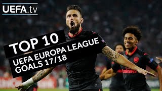 Top ten goals of the UEFA Europa League season [upl. by Nylacaj371]