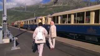 St Moritz  Zermatt im Glacier Express Eisenbahnromantik [upl. by Nirrad]