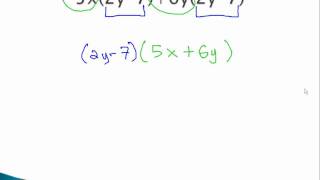 GCF and Grouping  Binomial GCF [upl. by Solenne]