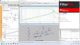 FilterPro Comparison with LTSpice BandPass Filter Circuit [upl. by Artemis]