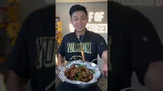 WASABI BEEF CHINESE STYLE SHORTS WOK [upl. by Airyt]