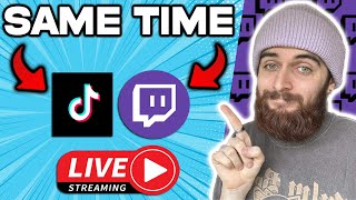 How To Stream On Twitch amp TikTok At The SAME TIME [upl. by Ellocin]