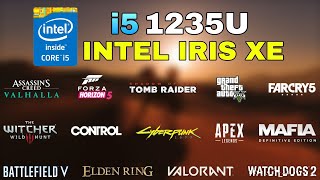 i5 1235U  Intel Iris Xe Graphics  Test in 14 Games in 2022  HP Pavilion 15 [upl. by Hna348]