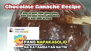 Chocolate Ganache Recipe [upl. by Eirrahs]