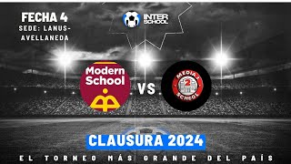 InterSchool LANAVE  Modern School II vs Media N2  FECHA 4  CLAUSURA 2024  Primer Tiempo [upl. by Latham918]