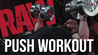 Full Push Day Workout  Minimal Editing how to structure a push day for big chest delts triceps [upl. by Xerxes]