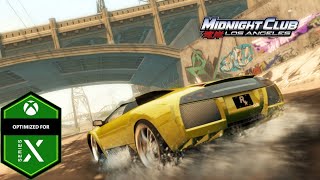 Midnight Club Los Angeles Complete Edition Xbox 360  Xbox Series X Gameplay Xenia [upl. by Lebatsirc]