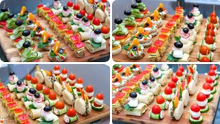 7 Delicious party appetizers  Finger food recipes for your guests [upl. by Rinee]