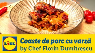 Varza la cuptor cu coaste de porc • Gateste cu Chef Florin Dumitrescu [upl. by Nevanod]