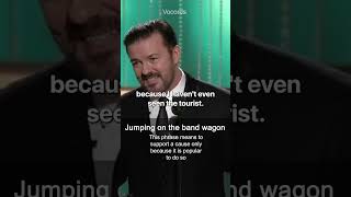 Ricky Gervais roasting Johnny Depp amp The Tourist movie [upl. by Ahsyekat771]