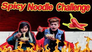 Spicy Noodle Challenge MoonVines [upl. by Ijies]