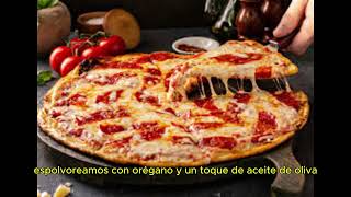 Pizza con masa casera SIN LEVADURA y sin reposo con y sin horno [upl. by Perot]