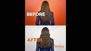 Fanola  Before and After  NO Orange Shampoo [upl. by Yldarb]