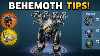 BEST SETUP for BEHEMOTH CESTUS modules drones and pilot War Robots Gameplay [upl. by Ahsilef48]