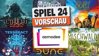 ENDLICH Vorschau auf die ASMODEE Neuheiten zur SPIEL 24 [upl. by Cyril]