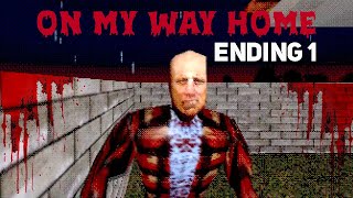 On My Way Home Ending 1  Indie PSX Horror Game No Commentary Gameplay [upl. by Yramanna210]