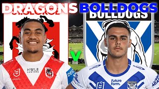 St George Illawarra Dragons vs Canterbury Bulldogs  NRL  Round 23  Live Stream [upl. by Leciram]