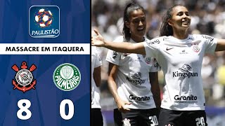 Corinthians 8x0 Palmeiras  Melhores Momentos  Paulistão Feminino 2023  REACT [upl. by Ressan]