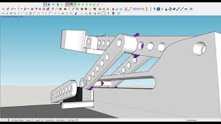 Sketchup MsPhysics  Catapultey Simulation [upl. by Ahtrim950]