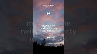 Prov 308 9 bible quotes proverbes [upl. by Iver868]