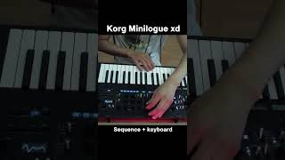 Minilogue xd synthesizer jam  Part 1 🎶🎹 music synthesizer korg [upl. by Nylle]