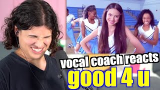 Vocal Coach Reacts to Olivia Rodrigo  good 4 u [upl. by Saimon496]