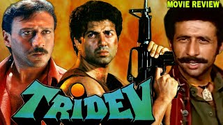 Tridev 1989 Hindi Action Movie Review  Sunny Deol  Jackie Shroff  Naseeruddin Shah  Amrish Puri [upl. by Ceevah]