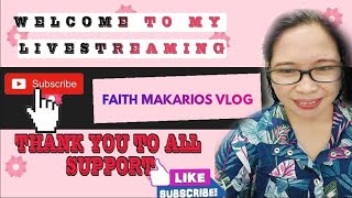 FAITH MAKARIOS VLOGS is live COOKING BIKO YUMMY BLESSED GOOD NIGHT EVERYONE THANKS GOD BLESS [upl. by Ynez]