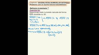 Ex 34  pag 52 Probleme care se rezolvă cu divizibilitate  Matematică 6 [upl. by Aicelet]