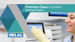 Autoclave Selecting the sterilization program  Vacuklav Evolution Tutorial [upl. by Yddeg]