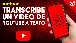 Cómo TRANSCRIBIR un VIDEO de YOUTUBE a Texto  Método Rápido y Efectivo [upl. by Papert]