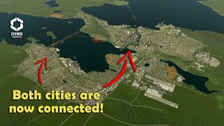 Two Growing Cities Become One GIANT City  Cities Skylines 2 Lets Play [upl. by Nesbitt]