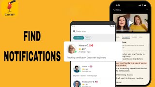 How To Find Notifications On Cambly App [upl. by Rossuck803]