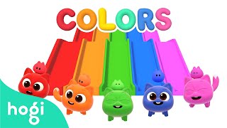 Learn Colors with Ninimo and Slide  Kids Learn Colors  Pinkfong Hogi [upl. by Aneloj]