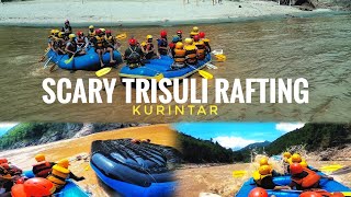 Rafting at the Trishuli river  Dangerous Raft flip overnp [upl. by Pickett]