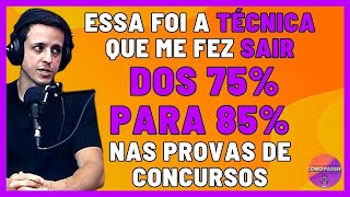 Técnica de Estudo Para Concurso Público Que a Alvancou de 75 a 85 de Acertos [upl. by Lange]