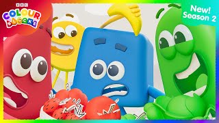 A Plate of Many Colours  FULL EPISODE  S2 E2  Kids Learn Colours  Colourblocks [upl. by Myriam]