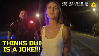 Slurring Girl gets Busted for DUI  Cape Coral Florida  October 4 2023 [upl. by Asil819]