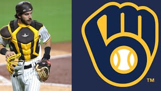 Milwaukee Brewers Sign Austin Nola Fantasy Baseball  MLB News [upl. by Beisel]