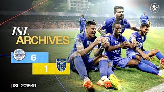 ISL Archives  MumbaiCity FC 61 Kerala Blasters FC [upl. by Ielak]