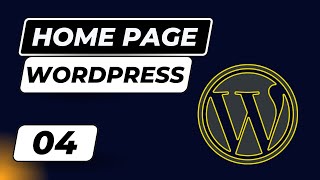 wordpress front page change  wordpress home page change  wordpress home page customization 04 [upl. by Tia627]