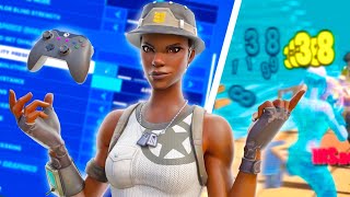 The BEST Controller Fortnite Settings For AIMBOT After The Aim Assist Nerf XboxPS4PC [upl. by Pippy717]