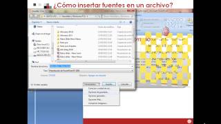 Tutorial N°5 Incrustar fuentes en un archivo [upl. by Yl]