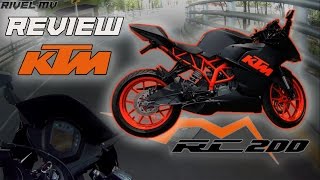 KTM RC200 a prueba  Review en español [upl. by Marala]