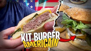 Dégustation dun Kit Burger façon USA commandé en ligne [upl. by Hesoj]