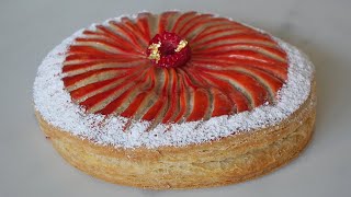 GALETTE DES ROIS FRAMBOISES CHOCOLAT BLANC [upl. by Atiuqahc148]