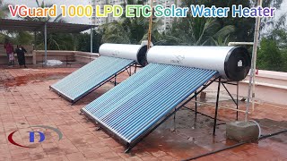 VGuard 1000 LPD ETC Solar Water Heater [upl. by Carlyn]