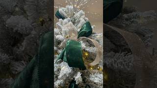 🌟HOW TO MAKE AN EASY CHRISTMAS TREE BOW PART 2 🌟 howto ribbon christmas christmasdecor shorts [upl. by Columbine]