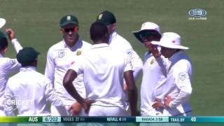 Rabada almost leaves Bavuma hanging [upl. by Uphemia351]