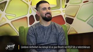 Lindon Berisha flet pas fitores në FEST’58 çfarë pret nga Eurovisioni – MIRAGE – 07022020 [upl. by Killoran]